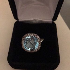 Blue turquoise ring